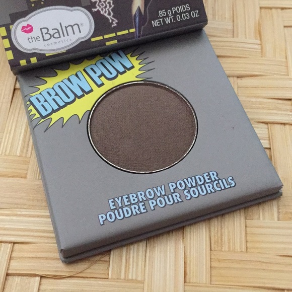 🌈 3 for $15 🌈 Brow Pow eyebrow powder DARK BROWN THE BALM NIB - Picture 3 of 4